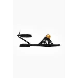 Vanda Novak sandale Sienna Deep Black culoarea negru imagine
