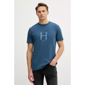 Hackett London tricou din bumbac cu imprimeu, HM5000002 imagine