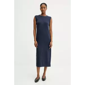 MM rochie AULLA culoarea bleumarin, midi, drept, 2526326017600 imagine