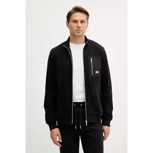 Karl Lagerfeld hanorac de bumbac culoarea negru, cu imprimeu, 553917.705036 imagine