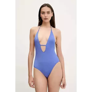 United Colors of Benetton costum de baie dintr-o bucată culoarea violet, cupă moale, 36WR5I01P imagine