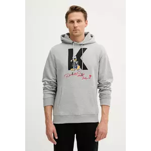 Karl Lagerfeld bluză DISNEY culoarea gri, cu glugă, cu imprimeu, 553930.705097 imagine