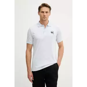 Karl Lagerfeld polo de bumbac cu imprimeu, 553224.745710 imagine
