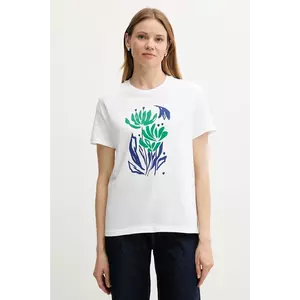 United Colors of Benetton tricou din bumbac culoarea alb, 3BL0D10AK imagine