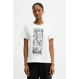 Weekend Max Mara tricou din bumbac GUGLIA culoarea alb, 2525976031600 imagine