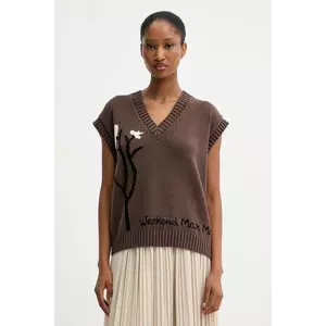 Weekend Max Mara vestă CRUSCA culoarea maro, 2525356041600 imagine