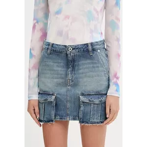 Karl Lagerfeld Jeans fustă din denim mini, drept, A3W12008 imagine