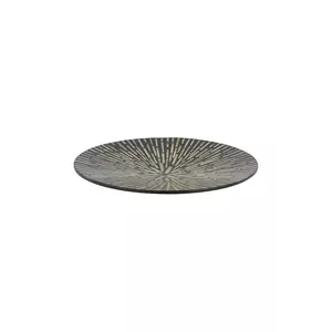 home & lifestyle farfurie de servire 38 x 38 x 4 cm culoarea negru imagine