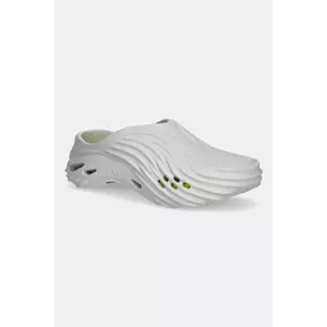 Crocs papuci Echo Wave Clog culoarea gri, 210521 imagine