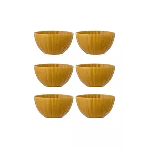 Bloomingville set de boluri Latina 400 ml 6-pack culoarea galben imagine