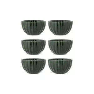Bloomingville set de boluri Latina 165 ml 6-pack culoarea verde imagine