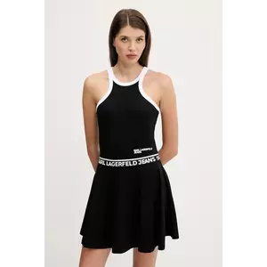 Karl Lagerfeld Jeans top culoarea negru, A3W17047 imagine