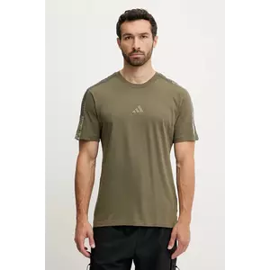 adidas tricou din bumbac AOP Colourblock T-Shirt culoarea verde, cu imprimeu, JM9201 imagine