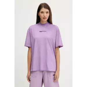 Karl Lagerfeld Jeans tricou din bumbac culoarea violet, A3W17052 imagine