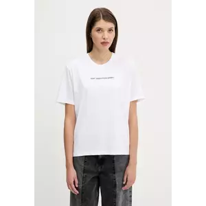 Karl Lagerfeld Jeans tricou culoarea alb, A3W17039 imagine