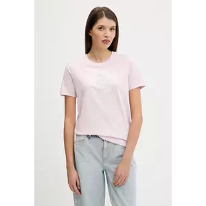 Converse tricou din bumbac culoarea roz, 10027751-A03 imagine