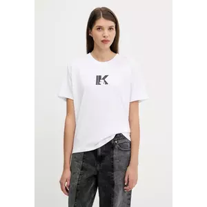 Karl Lagerfeld Jeans tricou culoarea alb, A3W17094 imagine