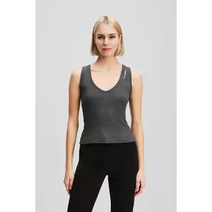 Karl Lagerfeld tricou culoarea gri, A3W17117 imagine
