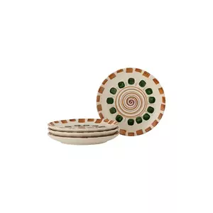 Bloomingville set de farfurii pentru desert Shama 20, 5 x 2, 5 cm 4-pack imagine