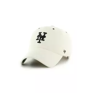 47 brand șapcă de baseball MLB New York Mets culoarea gri, cu aplicație B-TCDCU16IWS-SS imagine