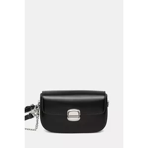 Answear Lab poseta de piele culoarea negru imagine