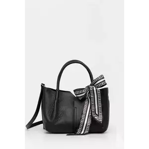 Answear Lab poseta de piele culoarea negru imagine