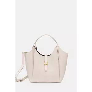 Answear Lab poseta de piele culoarea bej imagine