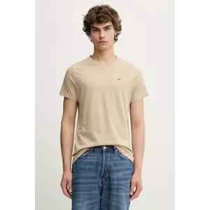 Tommy Jeans tricou din bumbac culoarea alb, uni, DM0DM04411 imagine