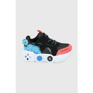 Skechers pantofi copii culoarea negru imagine