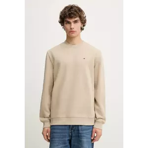 Tommy Jeans bluză culoarea bej, uni, DM0DM20741 imagine