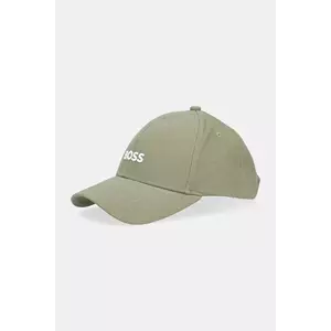 BOSS șapcă de baseball din bumbac culoarea negru, cu imprimeu, 50495121 imagine