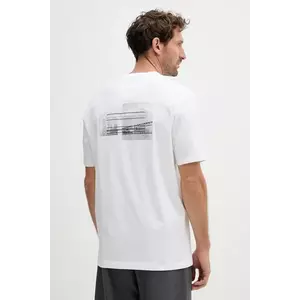 BOSS Green tricou culoarea alb, cu imprimeu, 50545869 imagine