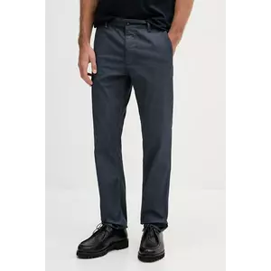 BOSS Orange pantaloni culoarea bleumarin, mulata, 50542977 imagine