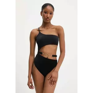 Answear Lab costum de baie din două piese culoarea negru, cupa usor rigidizata imagine