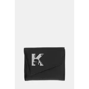 Karl Lagerfeld Jeans portofel de piele culoarea negru, A3W32068 imagine
