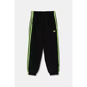 adidas Originals pantaloni de trening pentru copii culoarea negru, cu imprimeu, JV7794 imagine