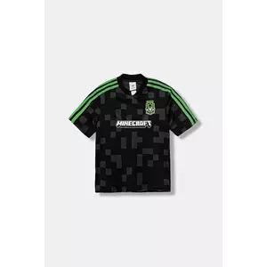 adidas Originals tricou copii MINECRAFT culoarea negru, cu imprimeu, KD9838 imagine