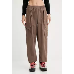 adidas TERREX pantaloni de exterior culoarea maro, uni, JM9857 imagine