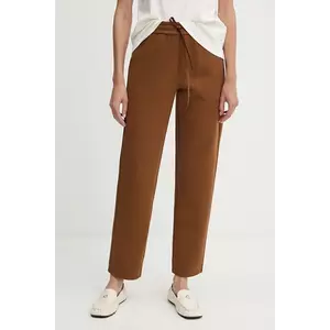 MM pantaloni de trening FURIO culoarea maro, uni, 2526786087600 imagine