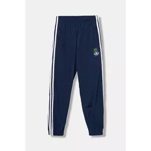 adidas Originals pantaloni de trening pentru copii MINECRAFT culoarea bleumarin, cu imprimeu, KD9837 imagine