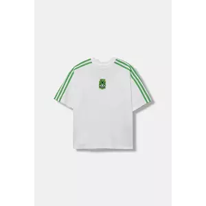 adidas Originals tricou de bumbac pentru copii MINECRAFT culoarea alb, cu imprimeu, KD9830 imagine