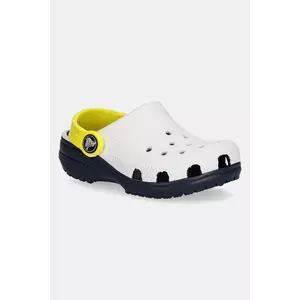 Crocs șlapi copii CLASSIC RETRO SPORT CLOG T culoarea alb, 211265 imagine