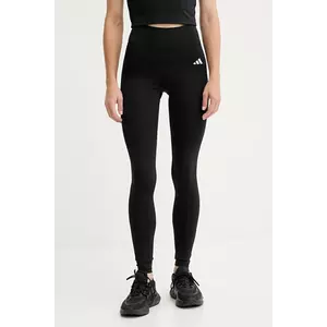 adidas Performance leggins de antrenament Optime Essentials culoarea negru, uni, IT2280 imagine