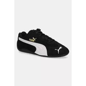 Puma sneakers din piele întoarsă Speedcat OG Jr culoarea negru, 401698 imagine