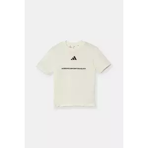 adidas tricou de bumbac pentru copii culoarea alb, cu imprimeu, KC5385 imagine