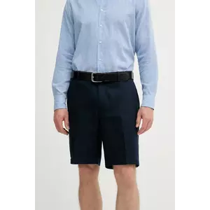 Sisley pantaloni scurți din bumbac culoarea bleumarin, 4GJ0S9018 imagine