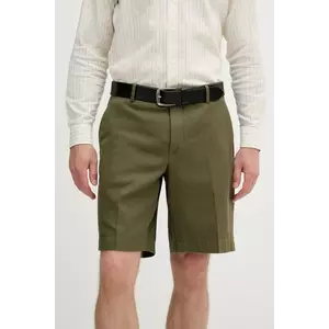 Sisley pantaloni scurți din bumbac culoarea verde, 4GJ0S9018 imagine