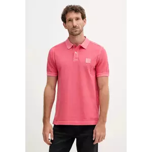 United Colors of Benetton polo de bumbac culoarea roz, uni, 3089U302D imagine