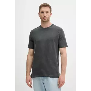 United Colors of Benetton tricou din bumbac culoarea gri, uni, 36JGU105U imagine