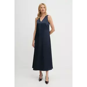 Weekend Max Mara rochie OTTELIA culoarea bleumarin, maxi, drept, 2525226061600 imagine